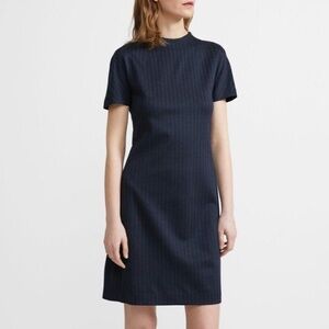 Theory Dolman Short-Sleeve Knit Mini Dress